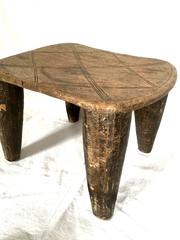 African Side Table, Stool