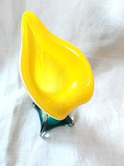 Yellow Murano Glass Vase