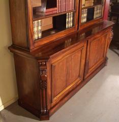 Impressive Mahogany Library Bookcase