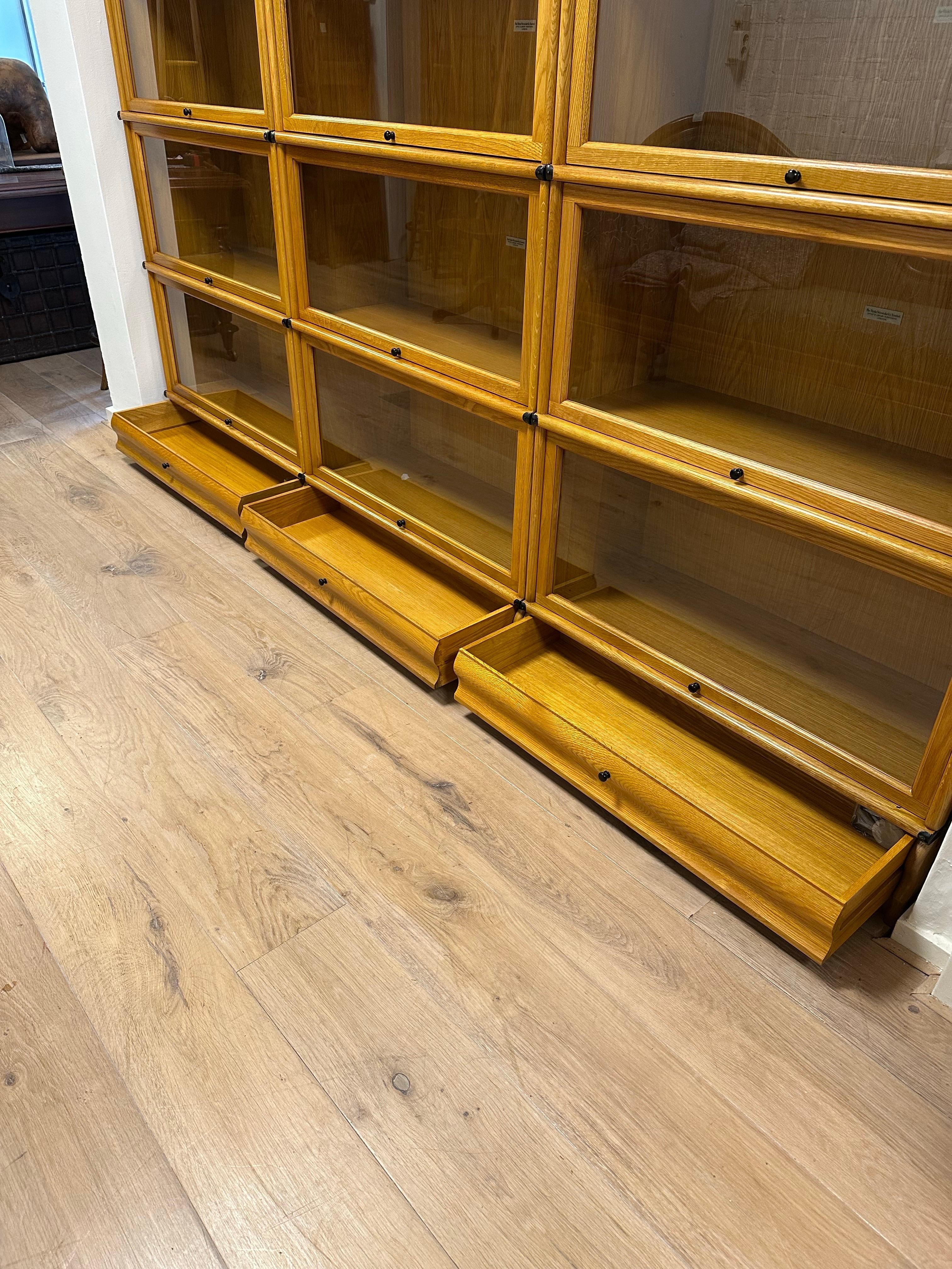 Grande libreria Globe Wernicke in rovere in vendita 6
