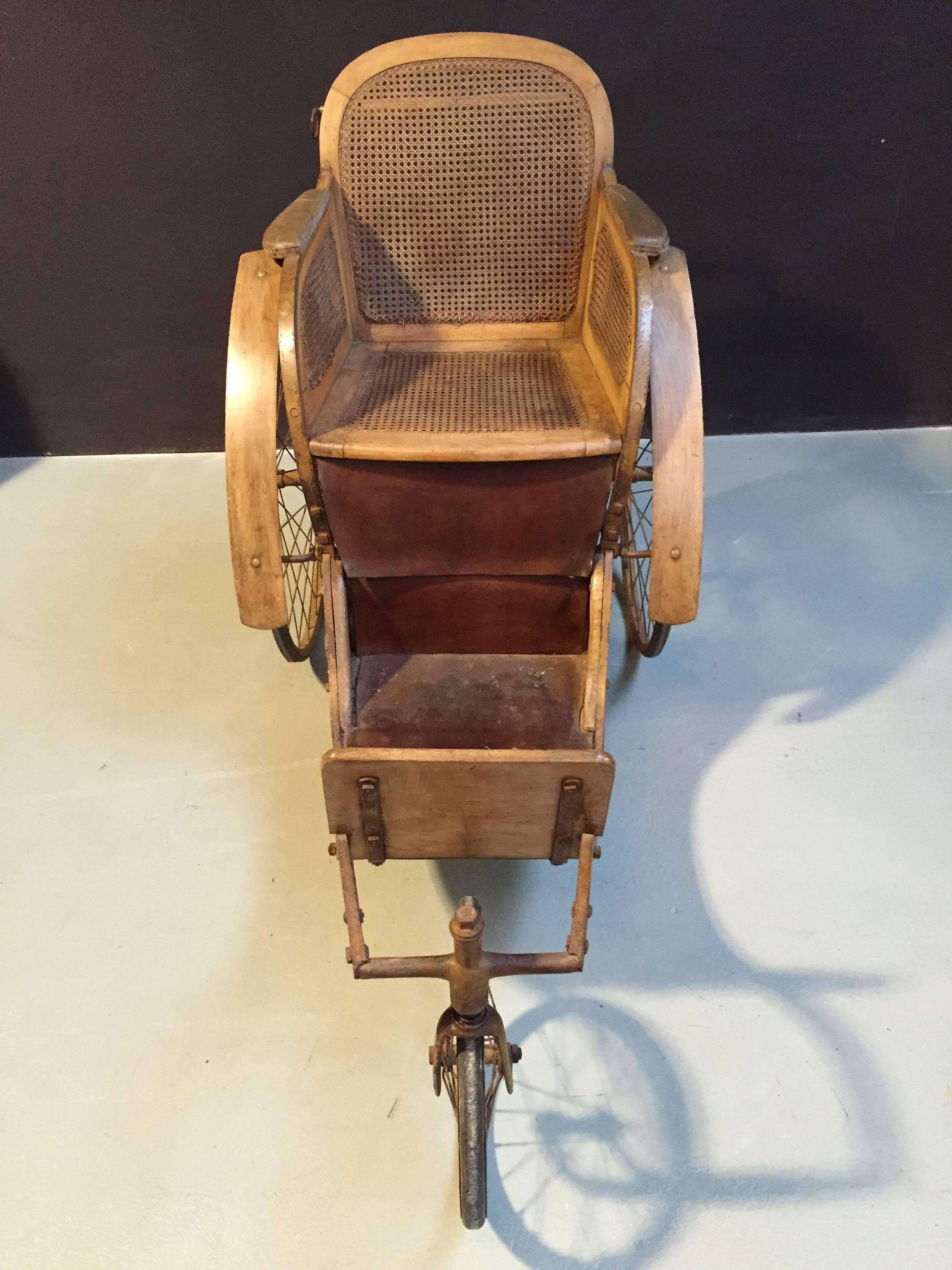 antique wheelchair
