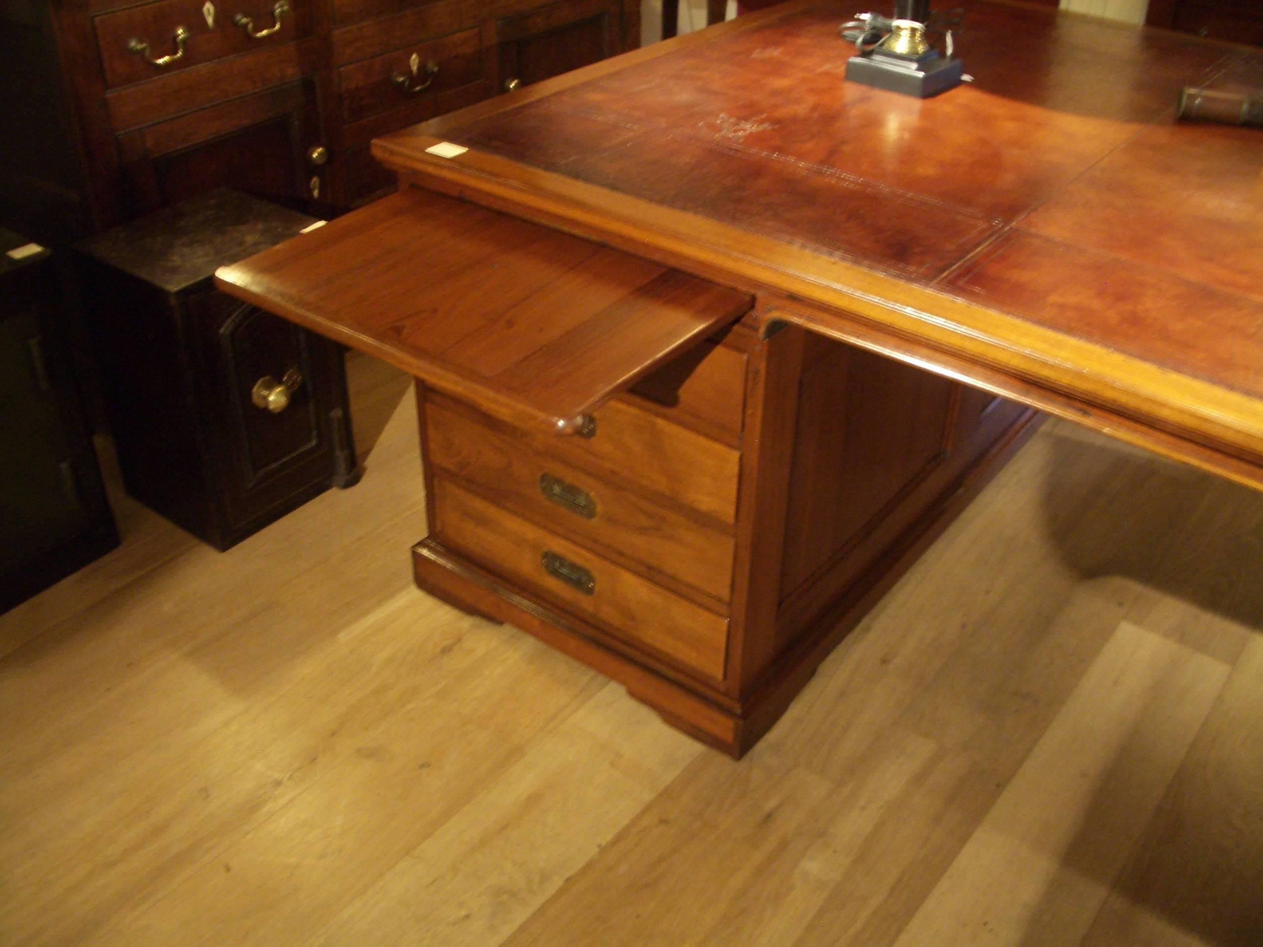 Late 19th Century Very Big 19th Century Anglo-Indian Desk