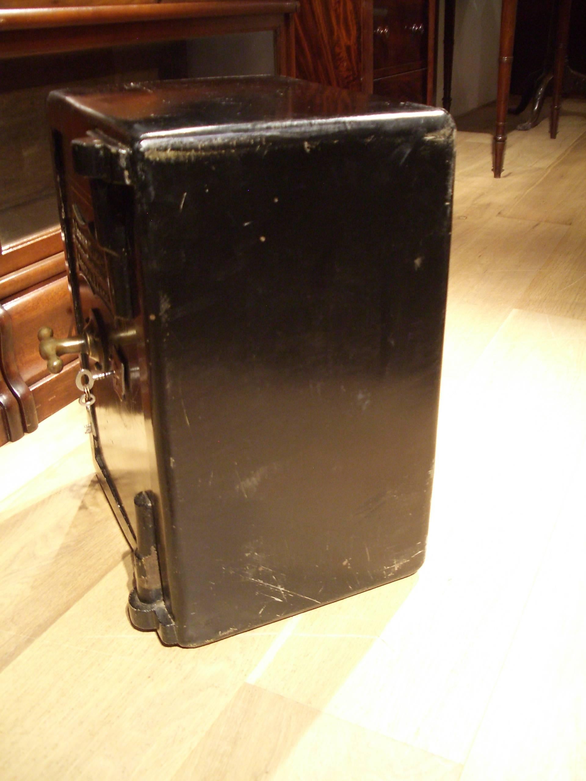 Victorian Small 19th Century Safe in Completely Original Condition