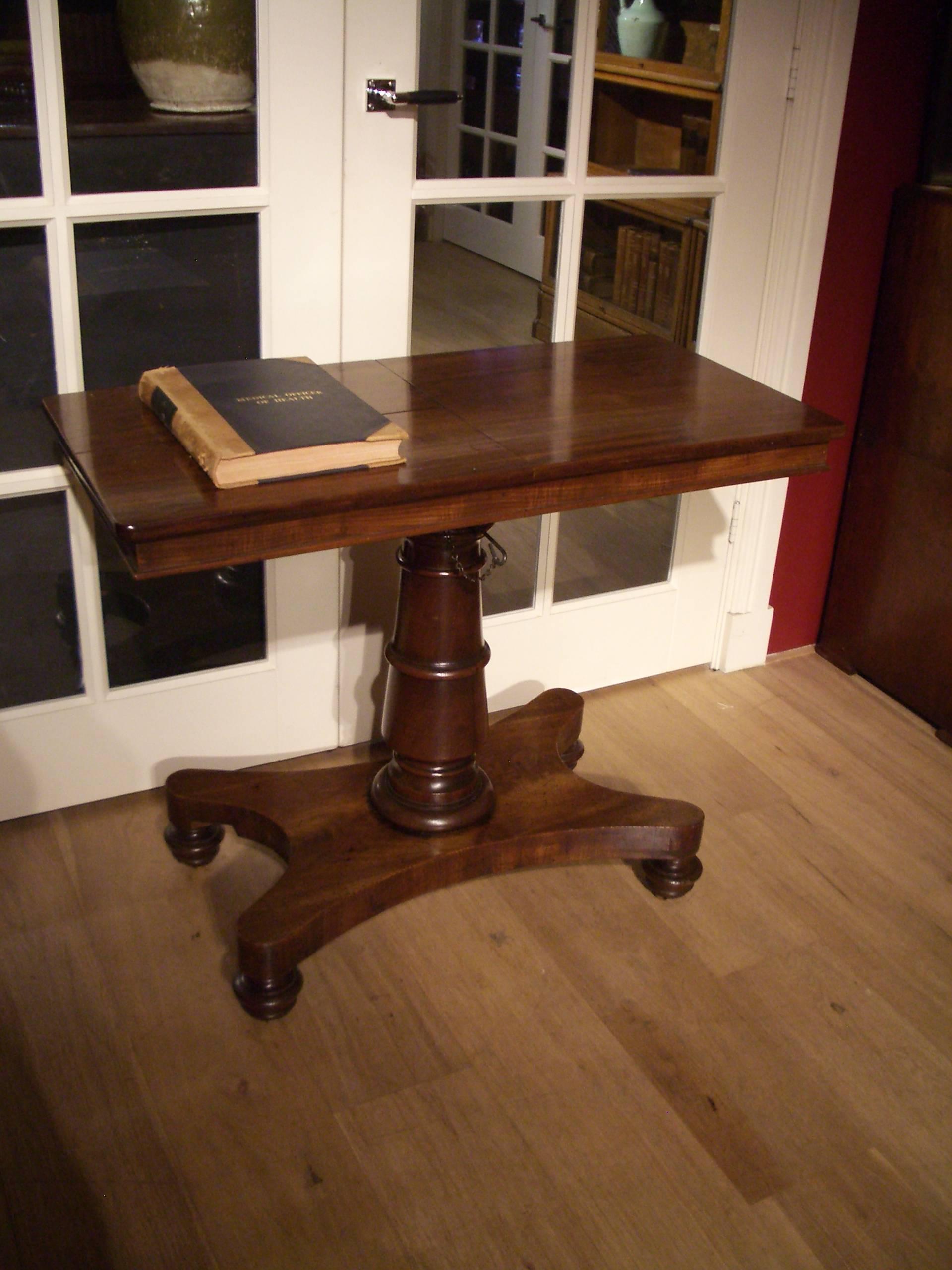 Wood 19th Century Georgian Adjustable Reading Table