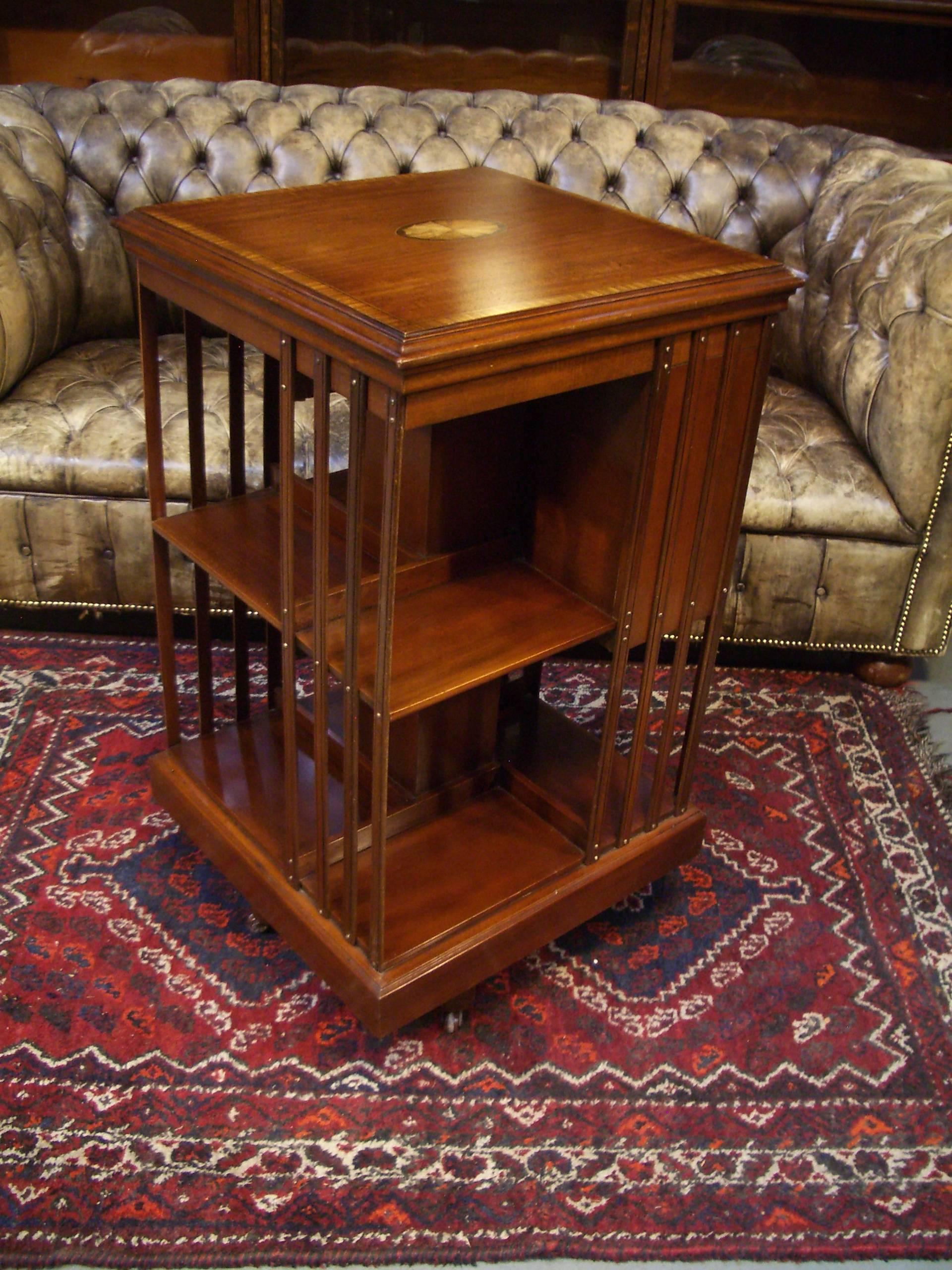Late 19th Century 19th Century Special Revolving Bookcase