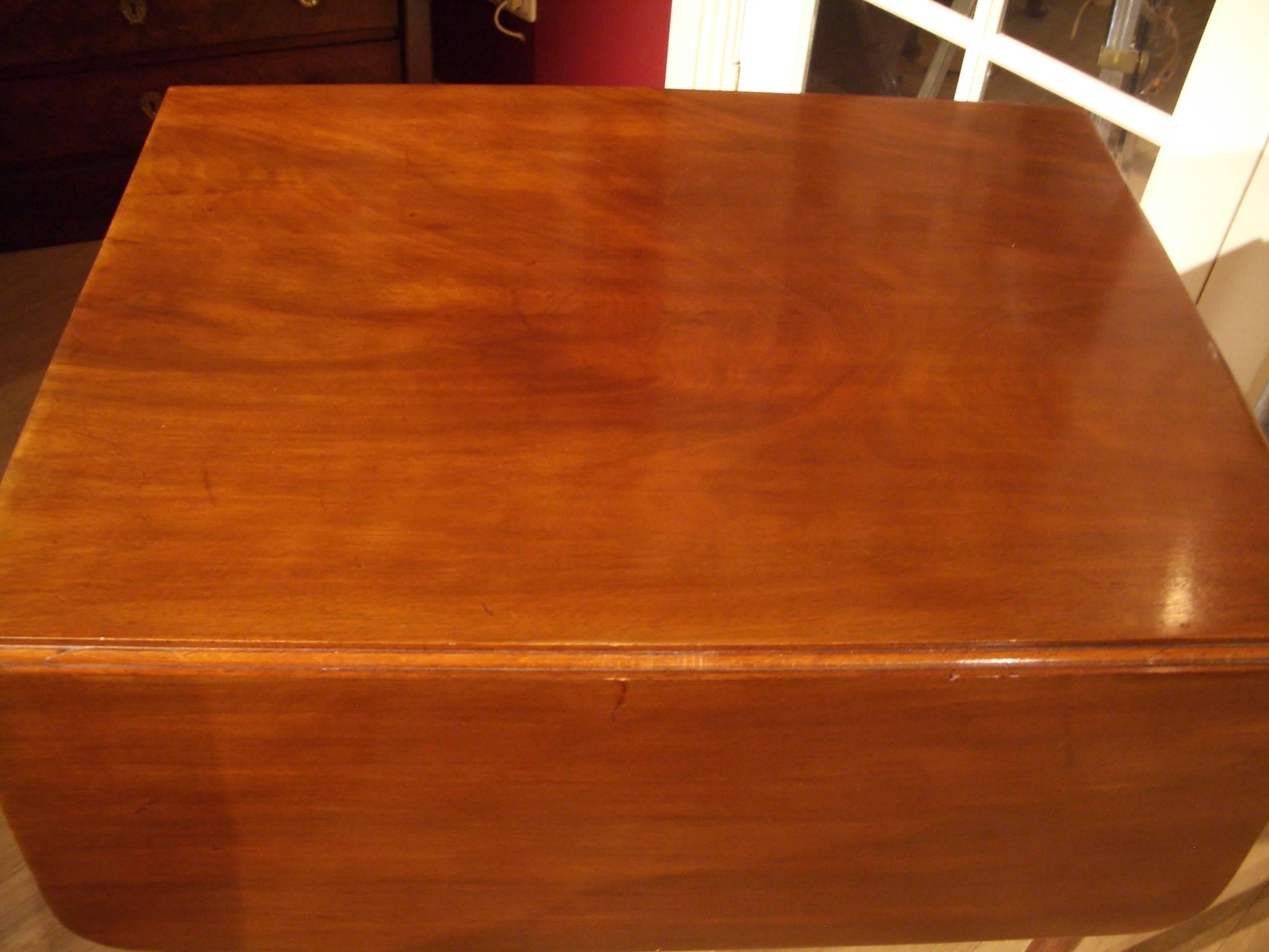 19th Century Mahogany Pembroke Table 2