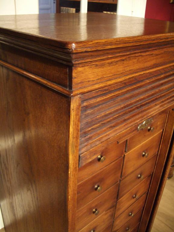 Beautiful Oak File in Perfect Condition at 1stdibs
