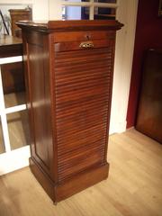 Beautiful File Cabinet with Shutter and Bookstand