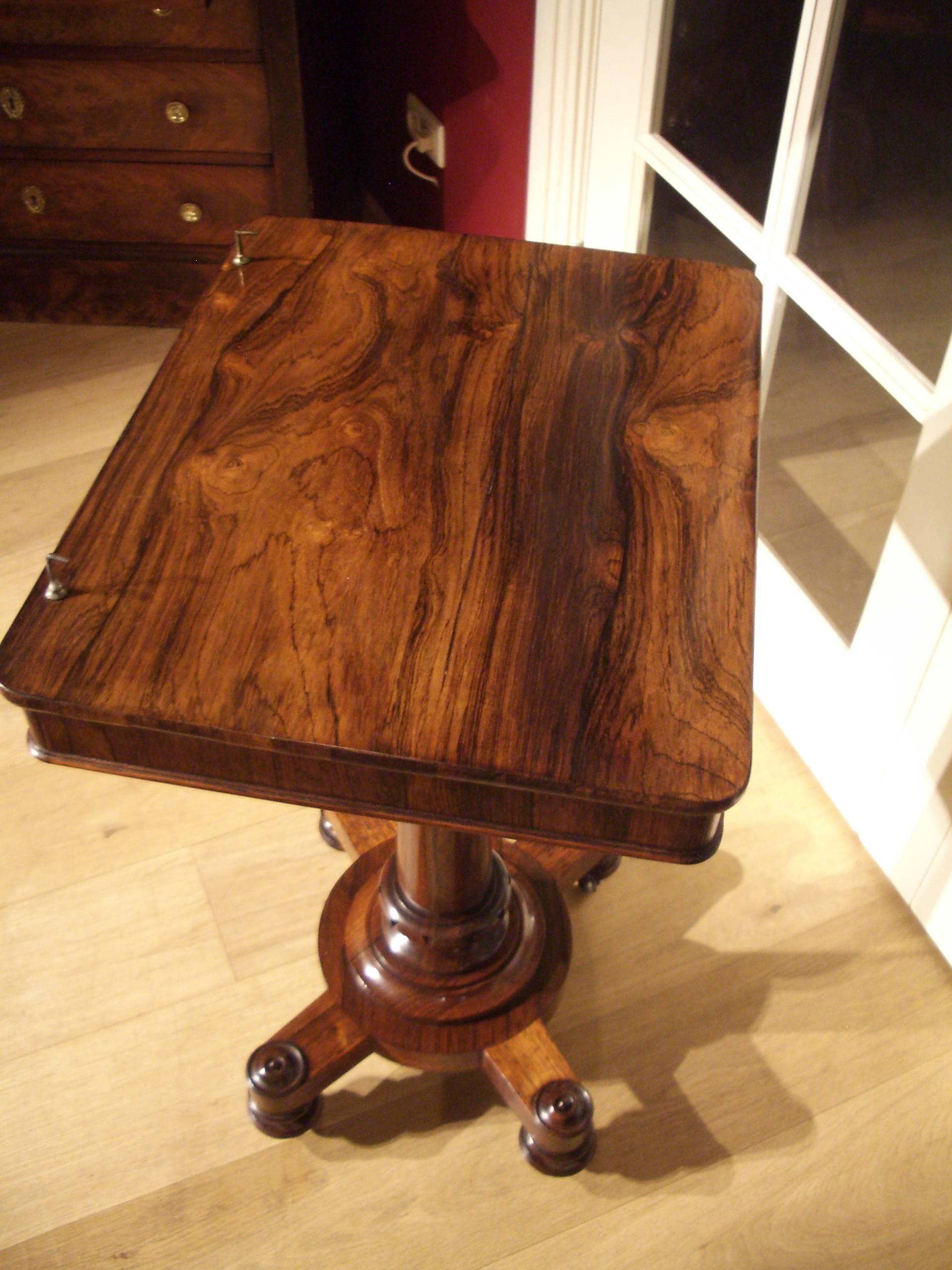 Early 19th Century 19th Century William IV Rosewood Book Stand