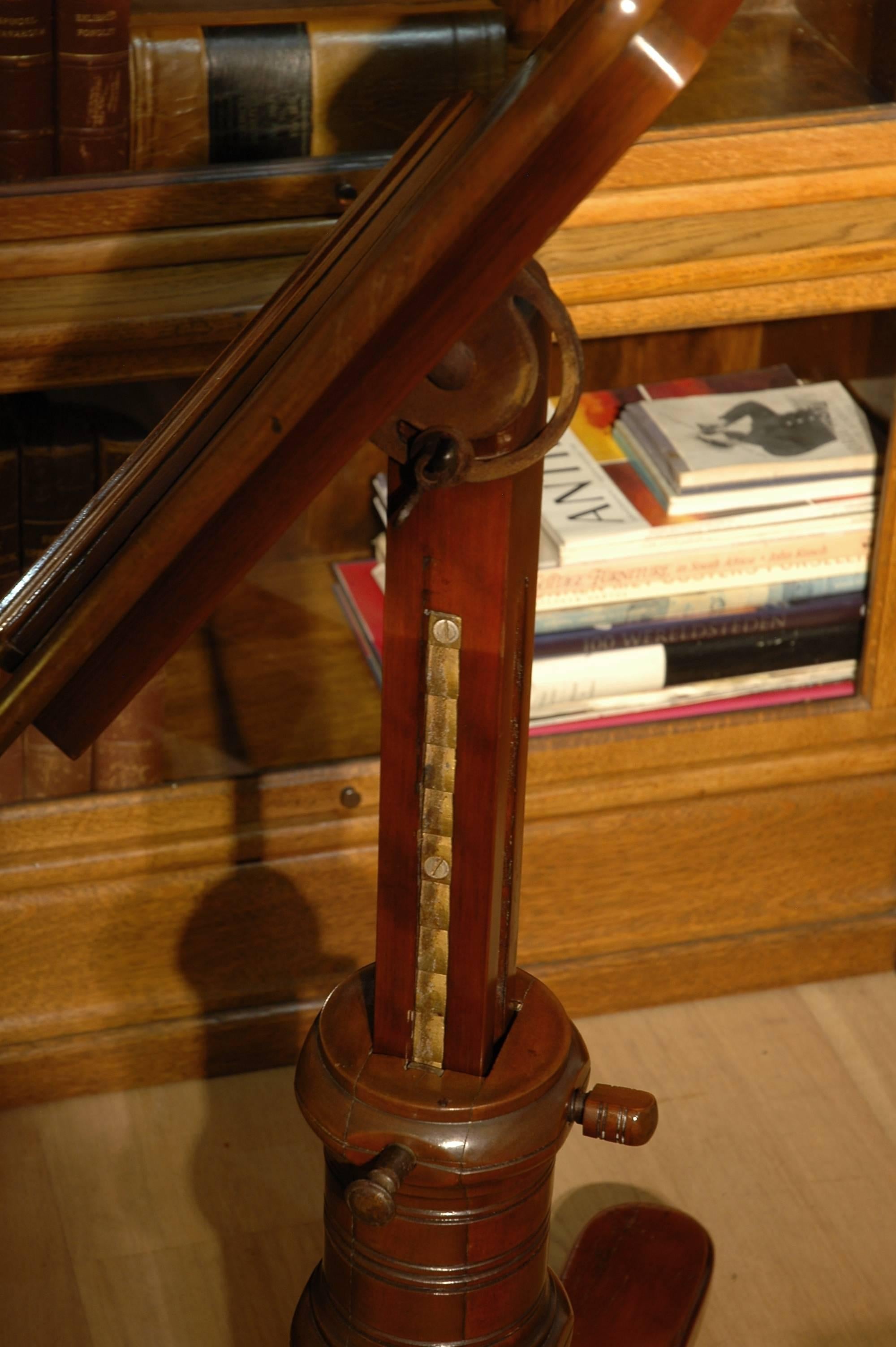 British Mahogany Reading Table or Book Stand