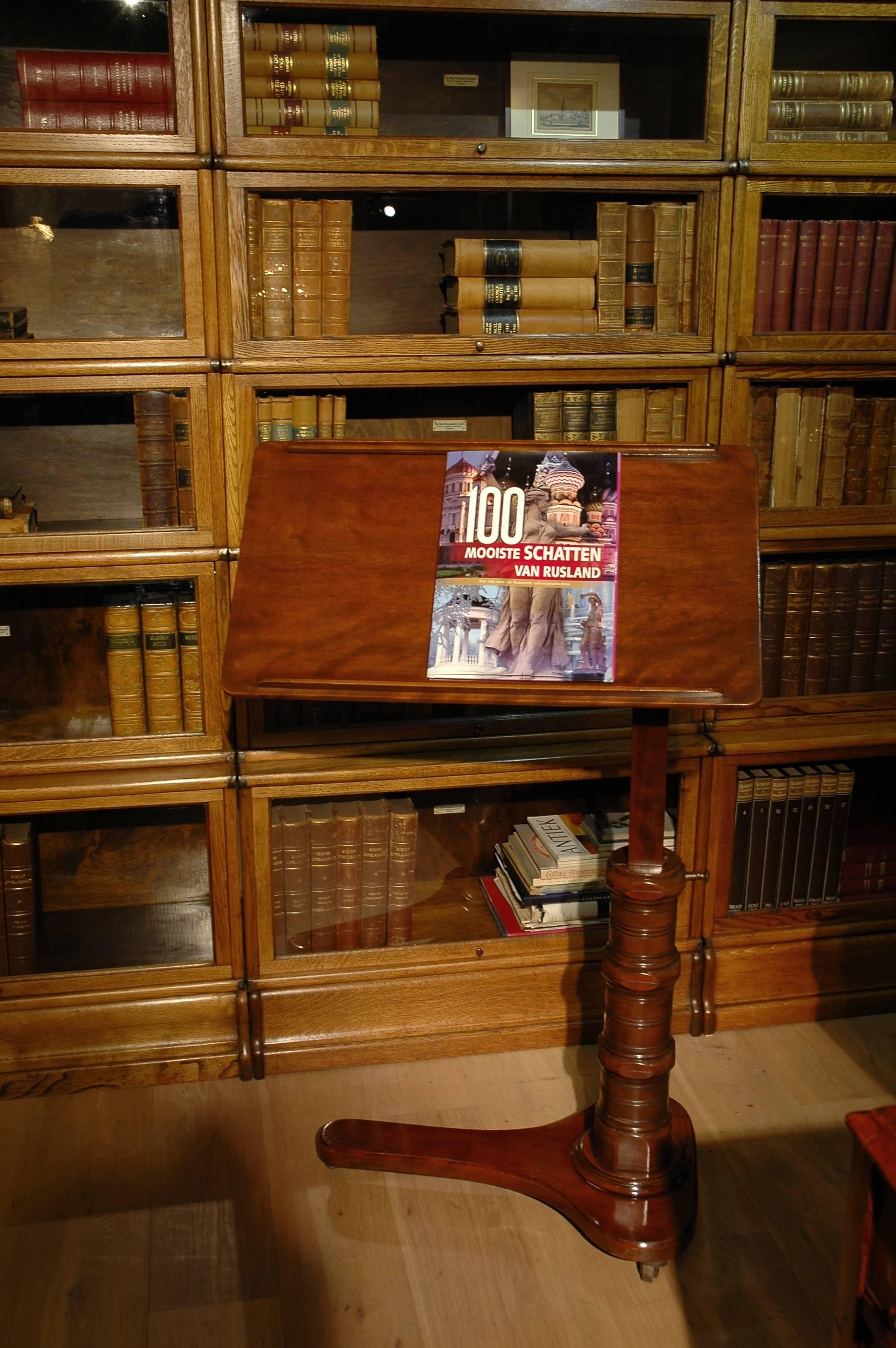 Early 20th Century Mahogany Reading Table or Book Stand
