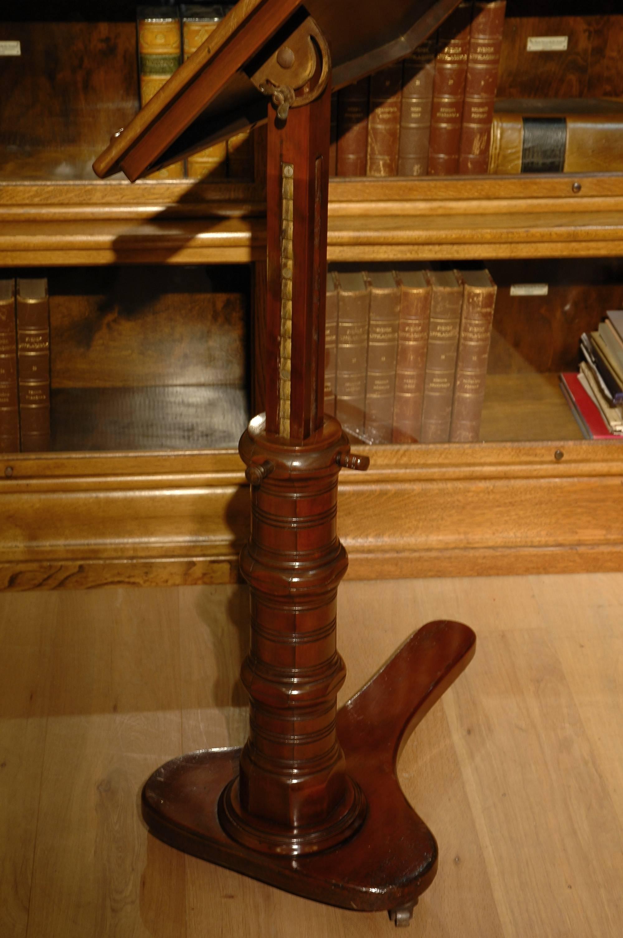 Mahogany Reading Table or Book Stand 1
