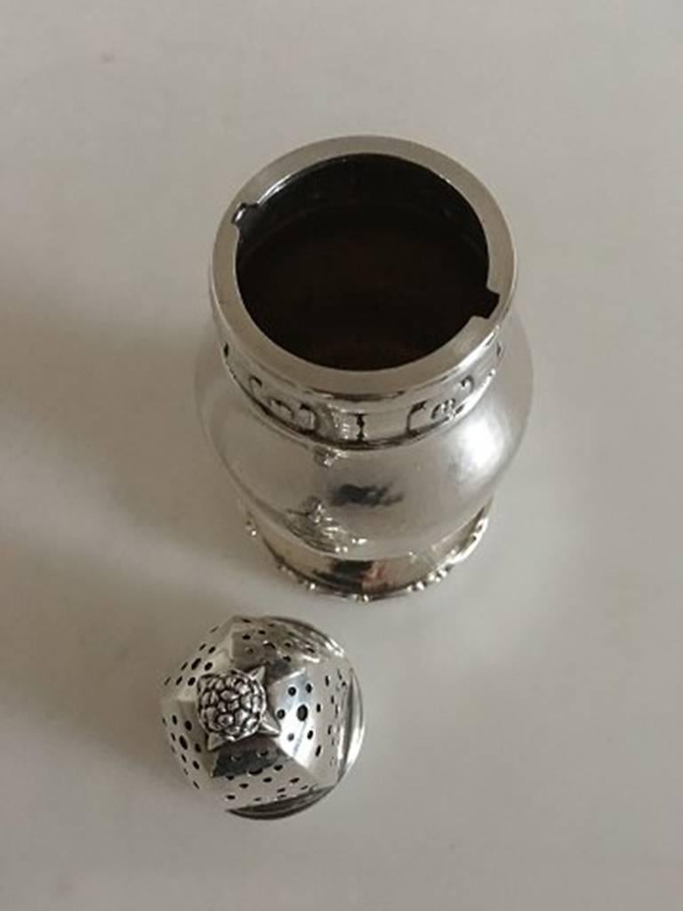 English Georg Jensen Silver Sugar Castor in Art Nouveau Style from 1904-1910 For Sale