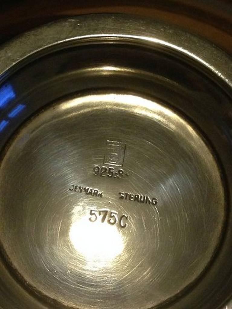 Georg Jensen Sterling Silver Bowl, #575C In Fair Condition For Sale In Copenhagen, DK