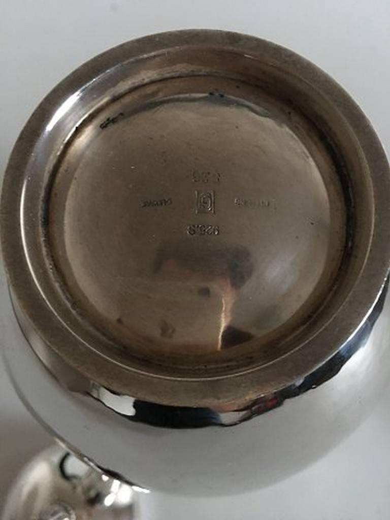 Danish Georg Jensen Sterling Silver Coffee Pot #526 For Sale