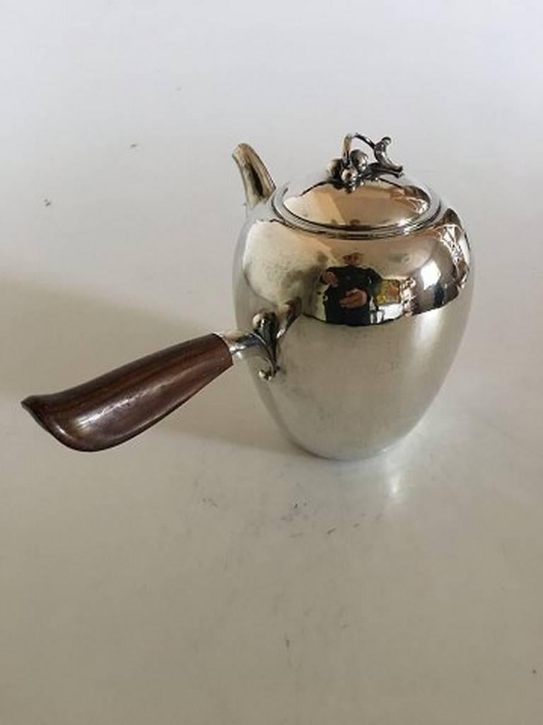 Art Nouveau Georg Jensen Sterling Silver Coffee Pot No. 875 with Handle by Harald Nielsen