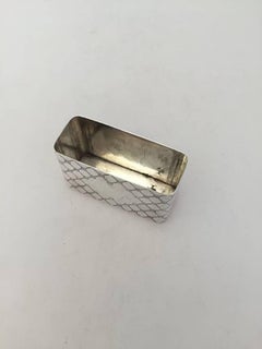 Hans Hansen Sterling Silver Container Designed by Karl Gustav Hansen