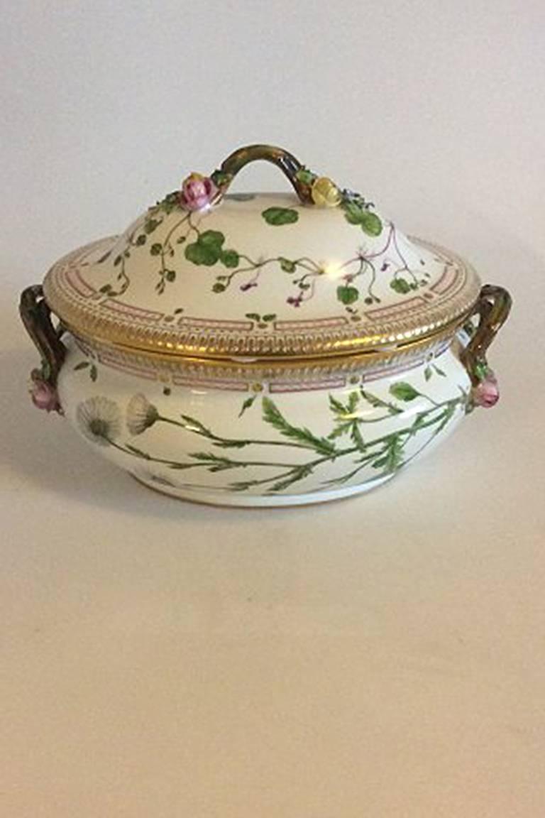 20th Century Royal Copenhagen Flora Danica Large Tureen #3560