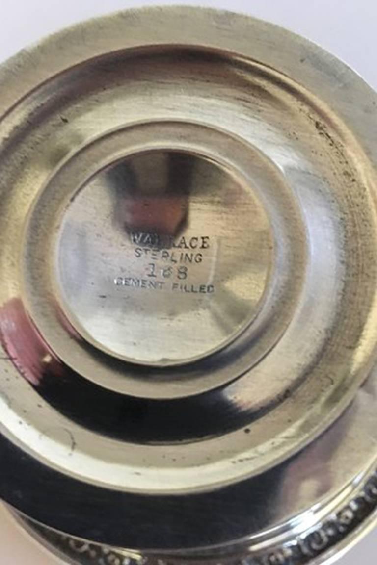 Wallace Sterling Silver Footed Bowl 168 For Sale at 1stDibs