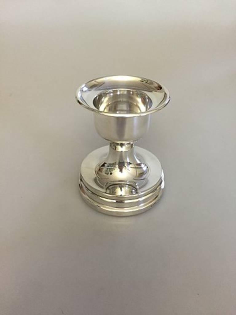 Eric Löfman silver candlestick, Sweden. The candlestick fits a light with diameter of about 5 cm (1 31/32