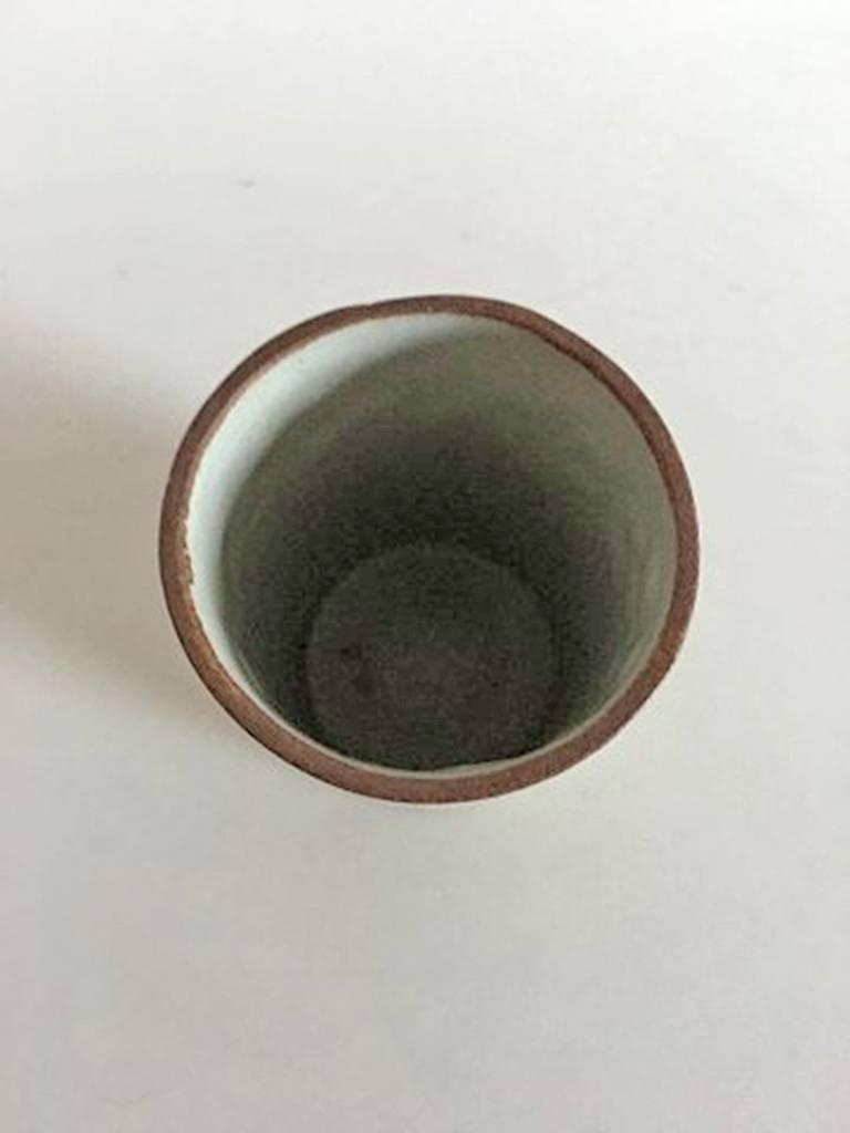 Scandinavian Modern Bing & Grondahl Modern Stoneware Vase For Sale