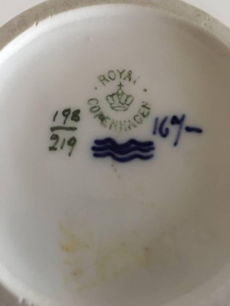 Early 20th Century Royal Copenhagen Art Nouveau Fern Vase #198/219