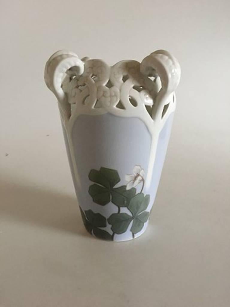 Royal Copenhagen Art Nouveau Fern vase #198/219. Measures 20.5 cm. Is in perfect condition.