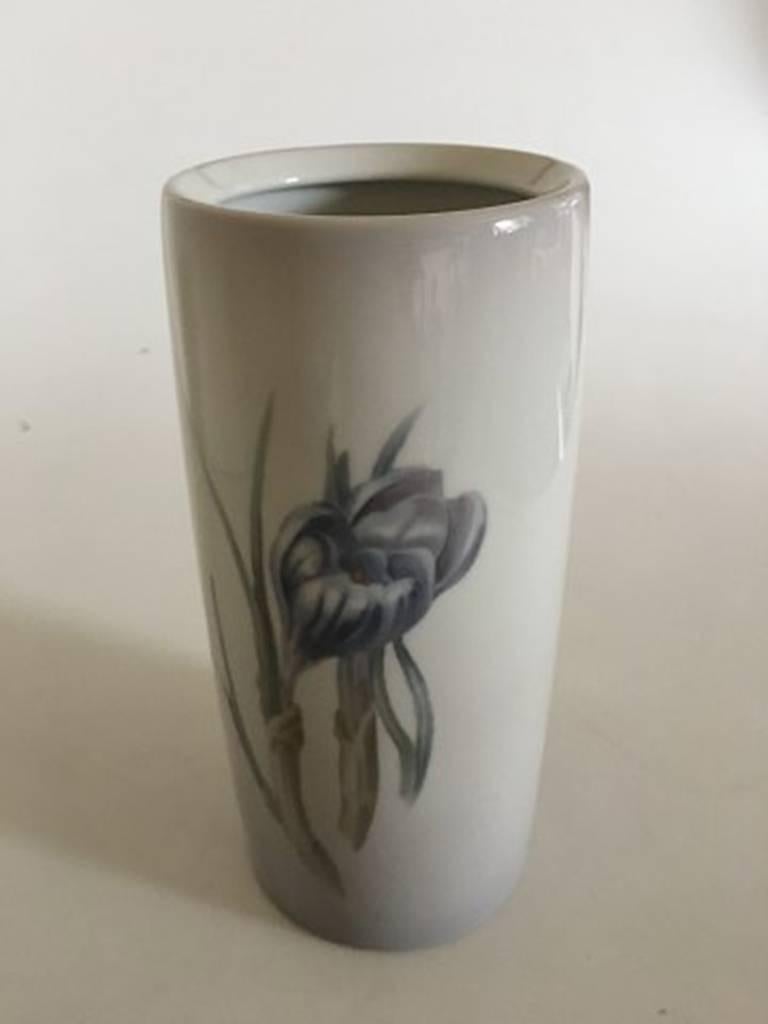 Bing & Grondahl Art Nouveau vase by Marie Smith #8763/7. Measures 23.5 cm and is marked as a second.