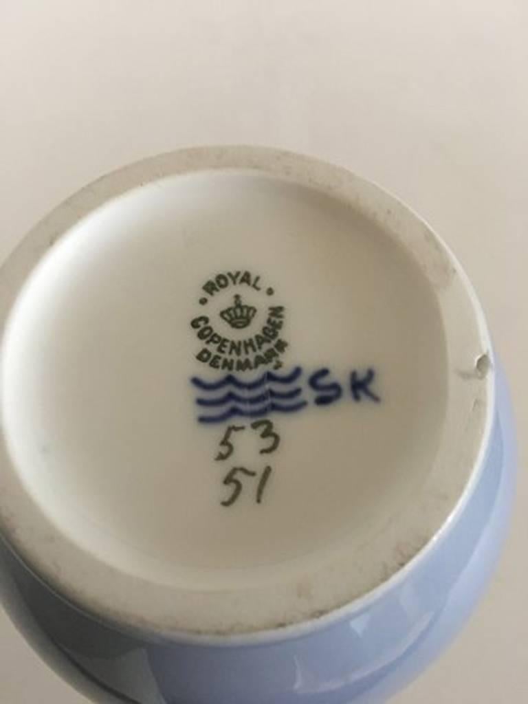 Danish Royal Copenhagen Art Nouveau Vase 53/51 For Sale