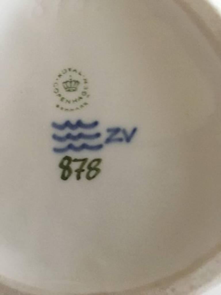 Danish Royal Copenhagen Art Nouveau Dish with Rabbit #878