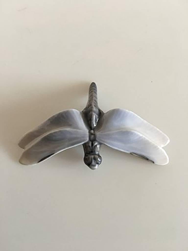 Danish Royal Copenhagen Art Nouveau Figurine of a Dragonfly #1306