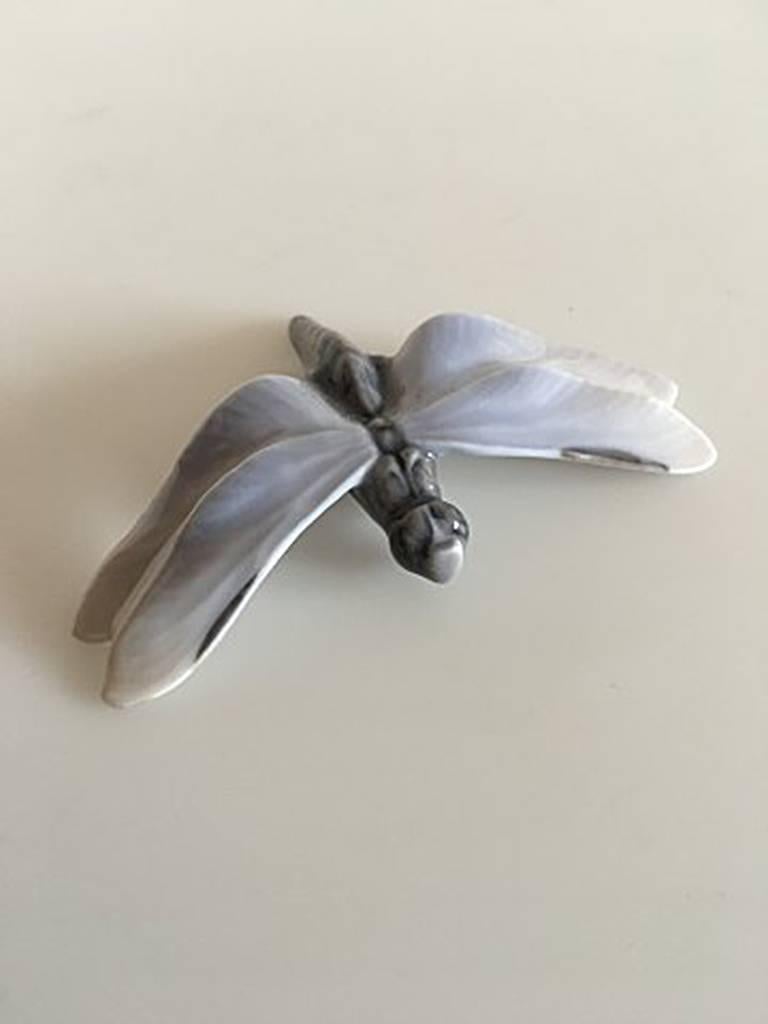 Royal Copenhagen Art Nouveau figurine of a dragonfly #1306. We currently also have the larger version in stock.