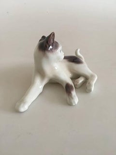 Dahl Jensen Figurine Cat with Spots #1005