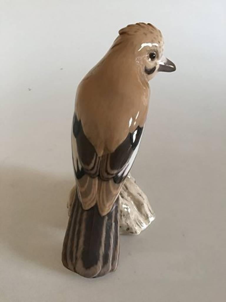 Bing & Grondahl figurine of jay bird #1760. Measures 21 cm and is 1st quality.