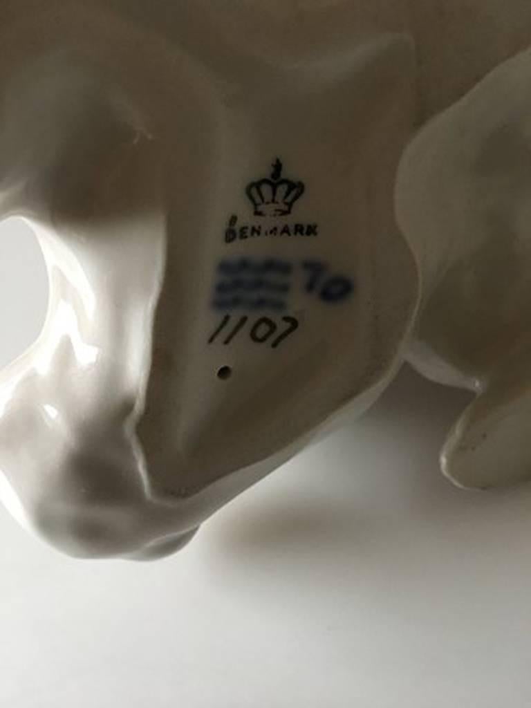 Arts and Crafts Royal Copenhagen Figurine Playing Polar Bear Cubs No 1107