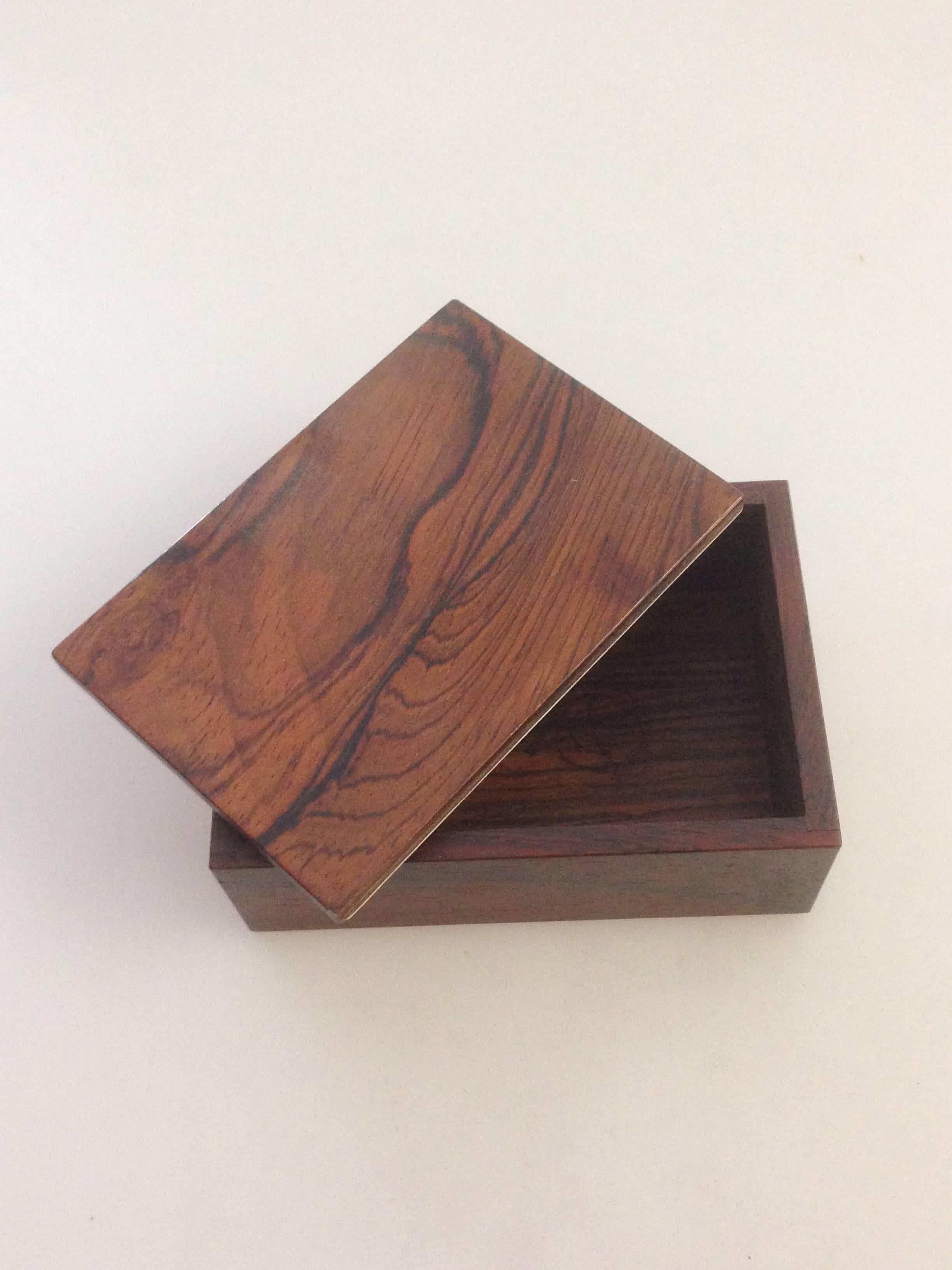 Alfred Klitgaard rosewood box Danish. Nice Danish modern.