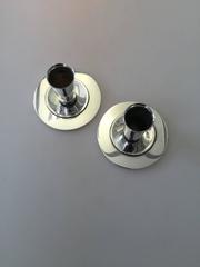 Georg Jensen Sterling Silver Pair of Candlesticks #748