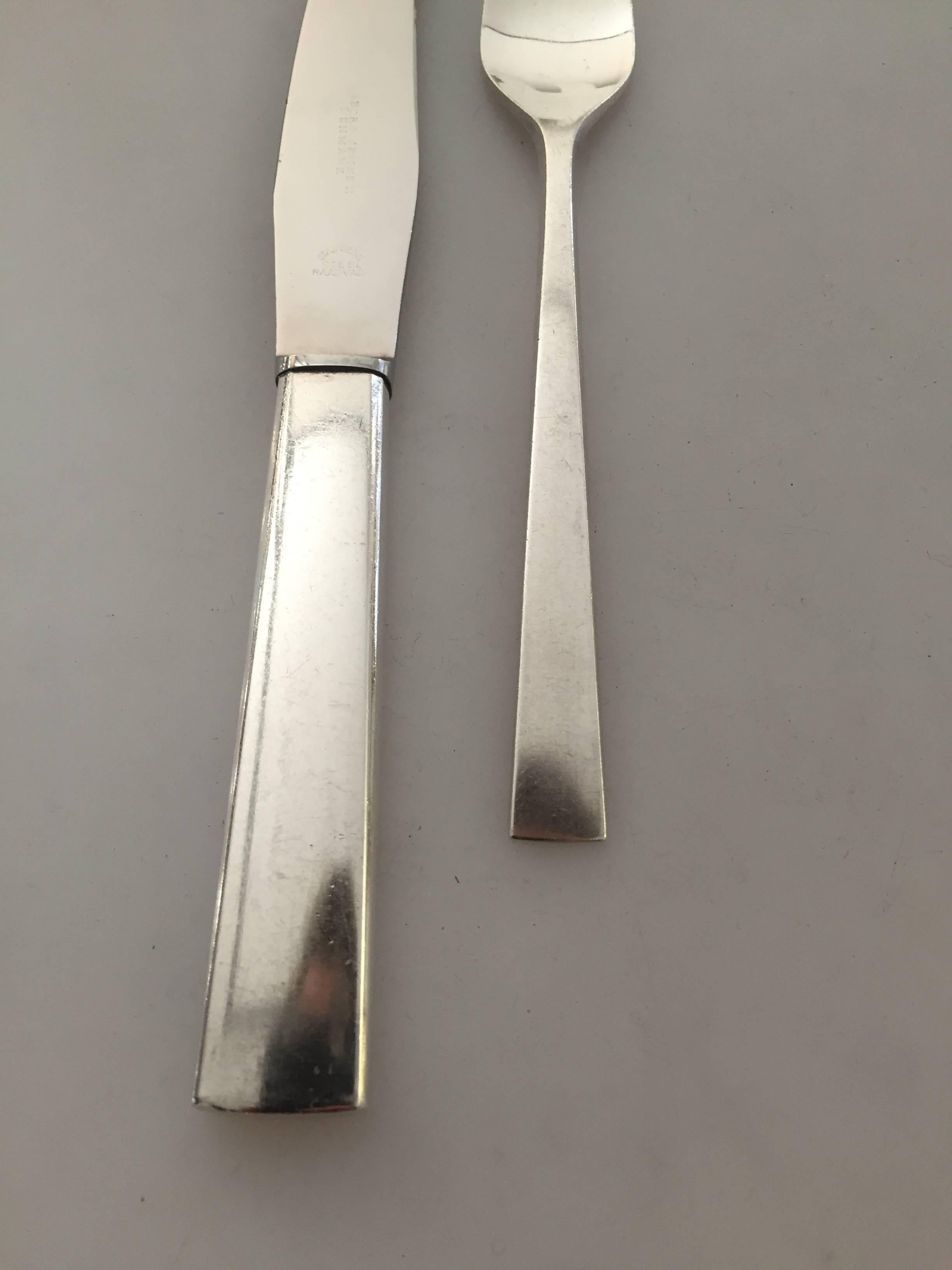 Art Deco Georg Jensen Sterling Silver Flatware 