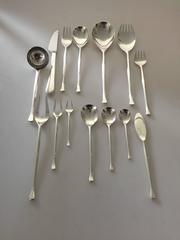 Anton Michelsen Sterling Silver Flatware Saphir Set of 67 Pieces