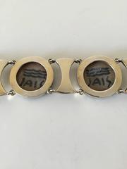 Royal Copenhagen Jais Nielsen Sterling Silver and Porcelain Bracelet