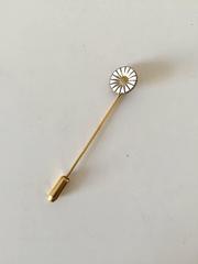 Anton Michelsen Gilded Sterling Daisy Needle Pin