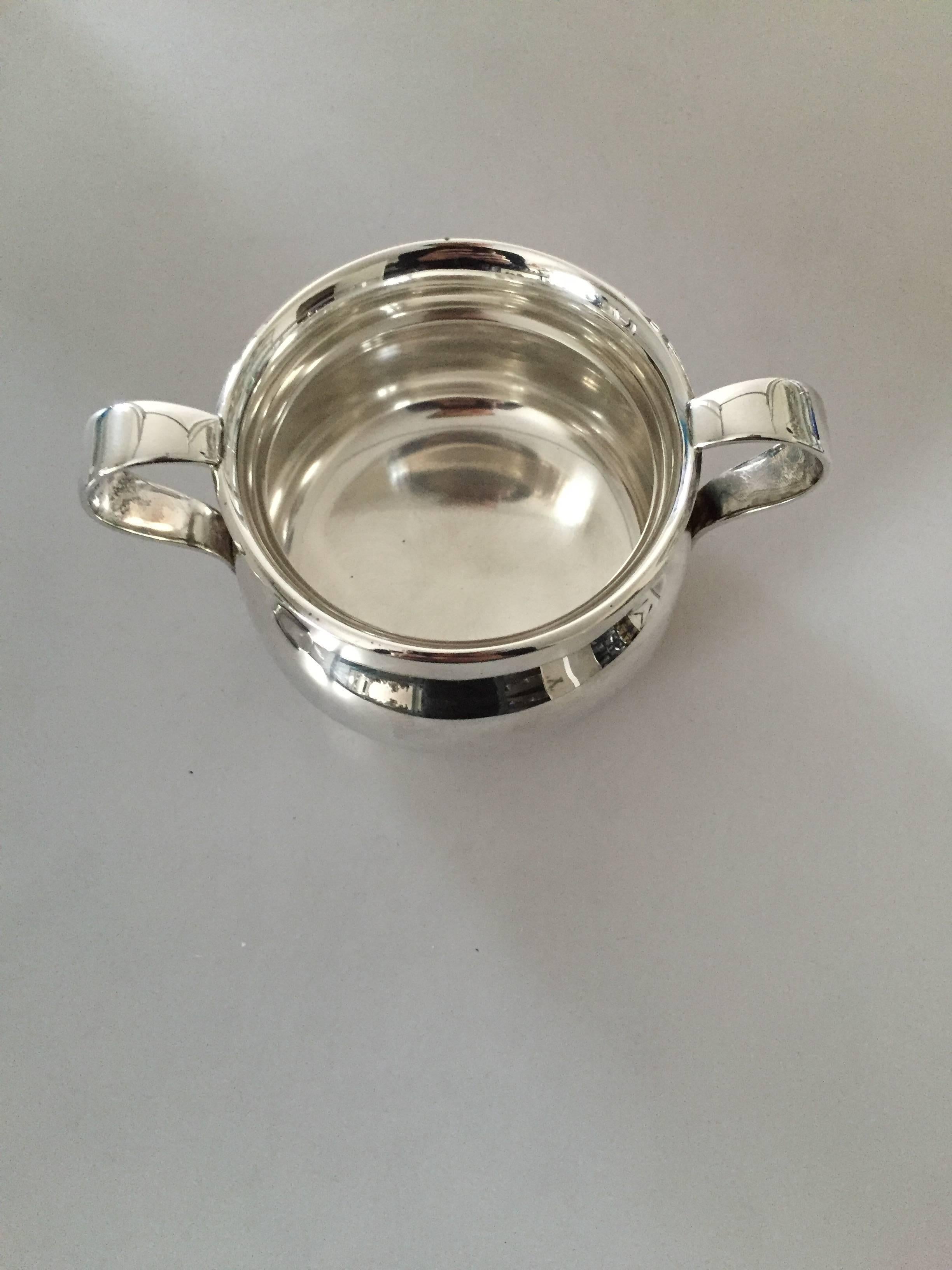 20th Century Hingelberg 1930s Sterling Silver Coffee Set For Sale