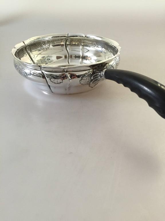 Svend Toxværd Silver Ornamented Sauce Pan with Handle For Sale 1