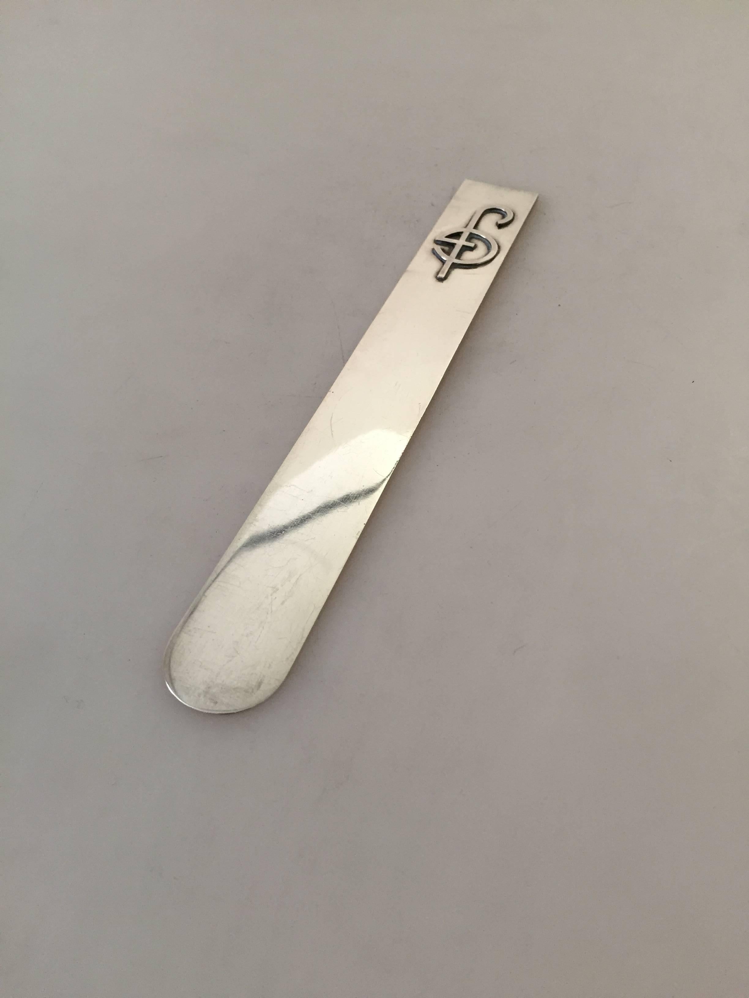 Swedish Wiwen Nilsson Sterling Silver Letter Opener For Sale