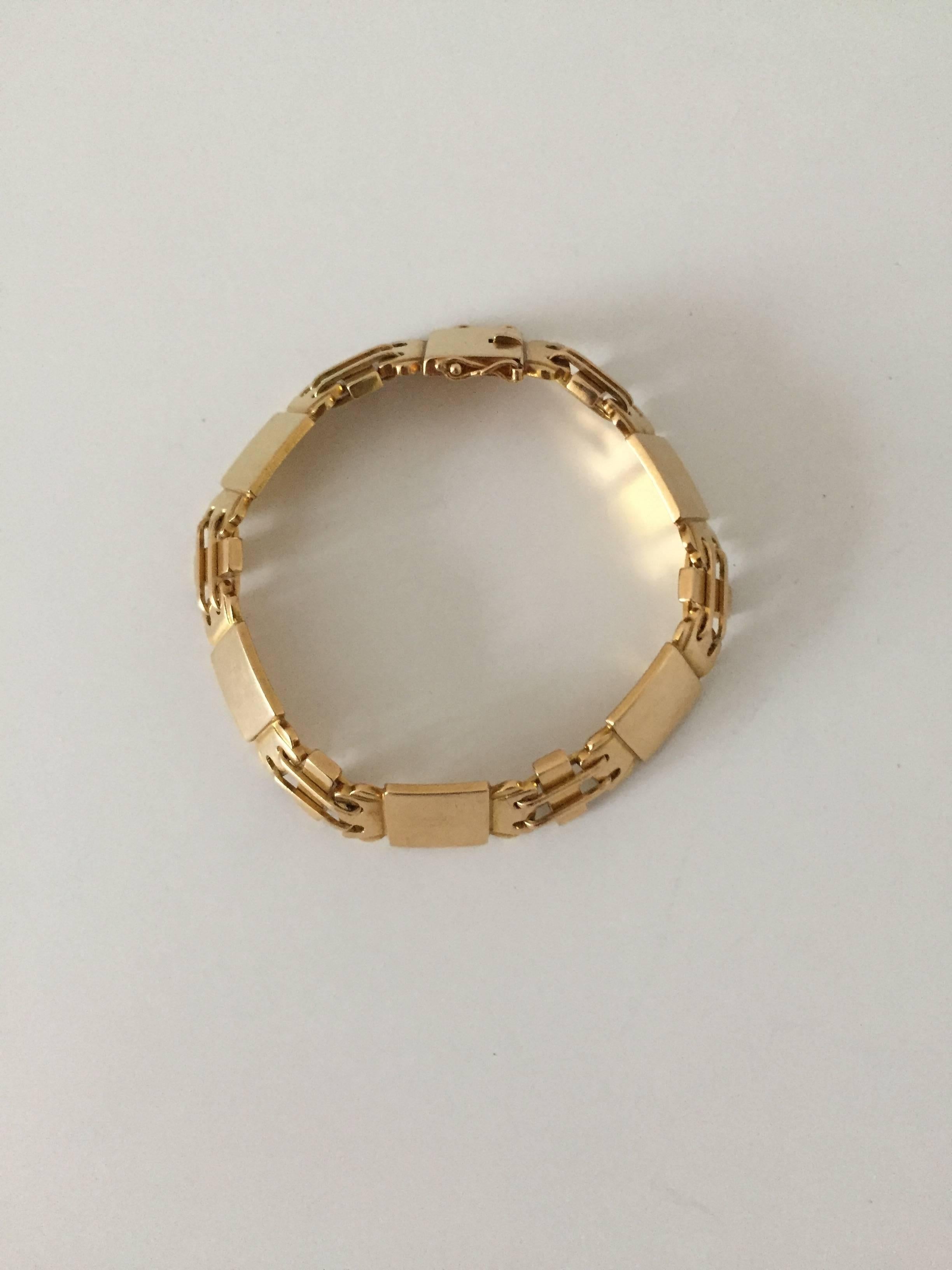 20th Century Georg Jensen 18-Karat Gold Bracelet