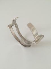 Georg Jensen Sterling Silver Bent Gabrielsen Bangle Bracelet