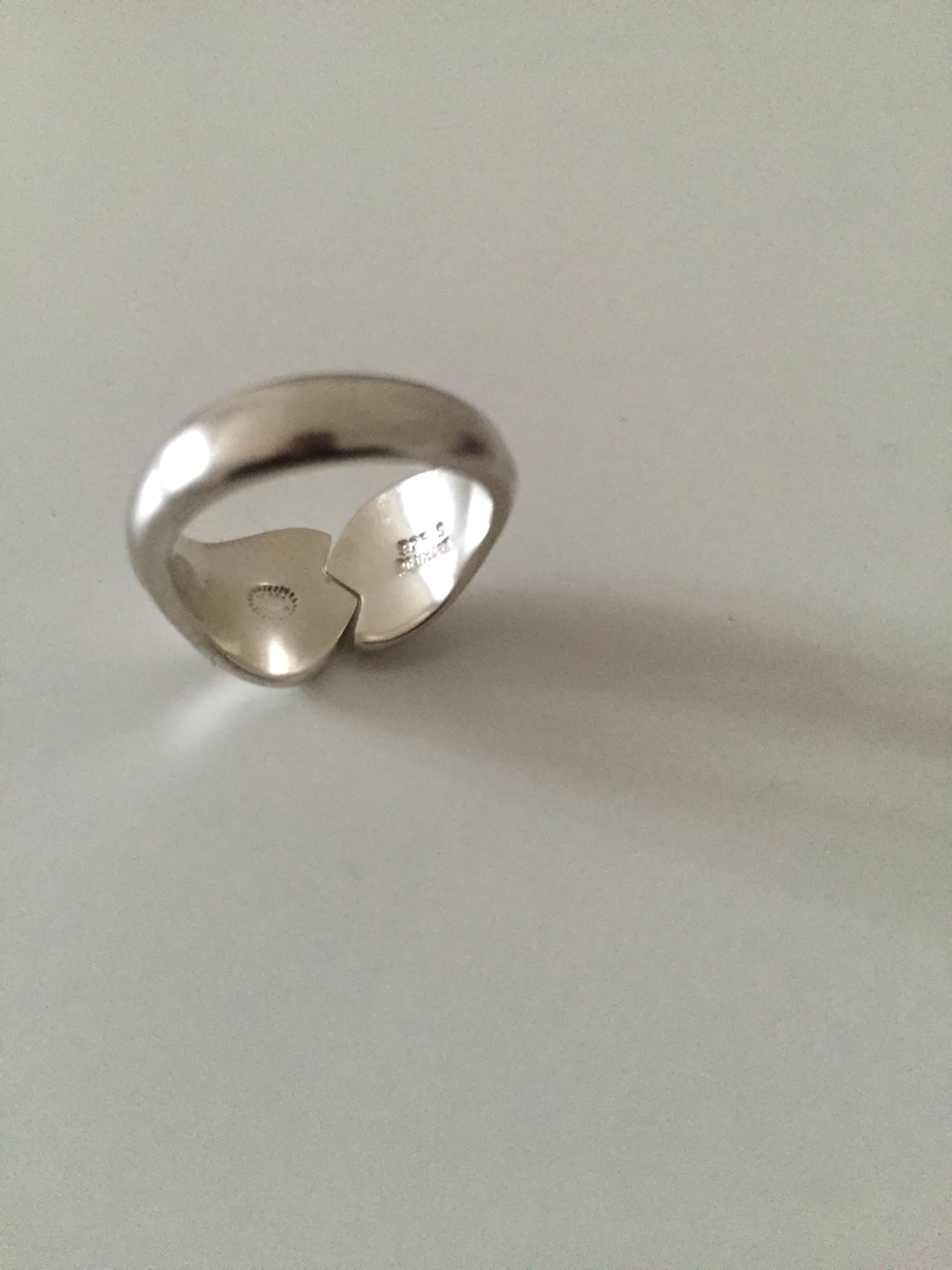 Danish Modern Georg Jensen Sterling Silver Ring