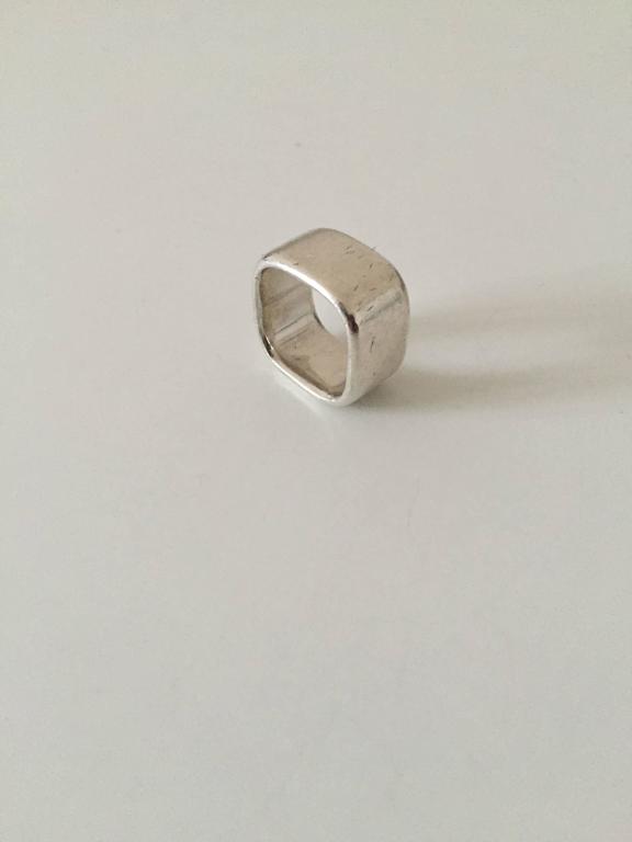 GEORG JENSEN | MODEL NUMBER 309 DESIGNED BY 'KIM NAVER' STERLING SILVER RING / SILVER main image 1