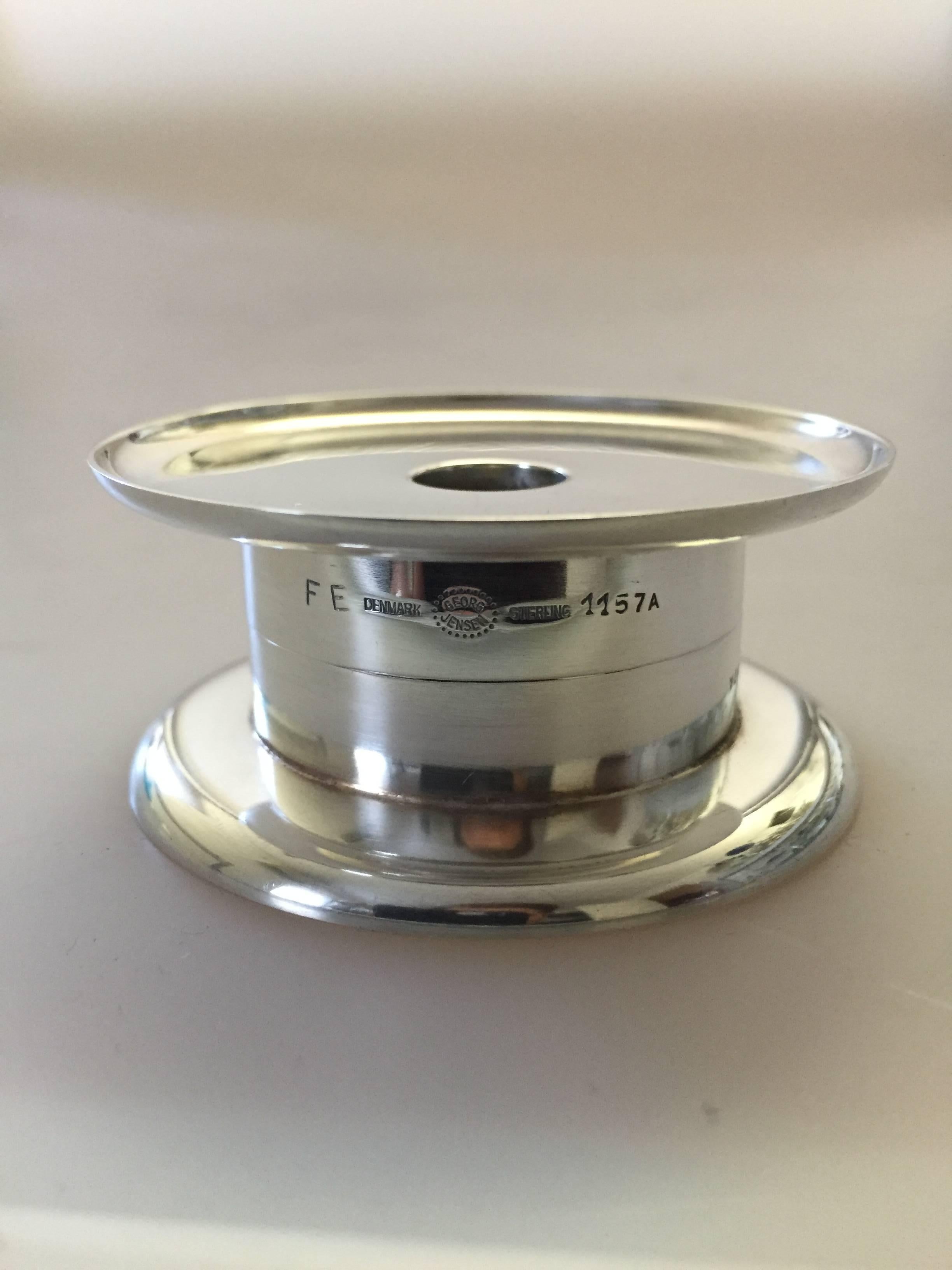 20th Century Georg Jensen Sterling Silver Candleholders