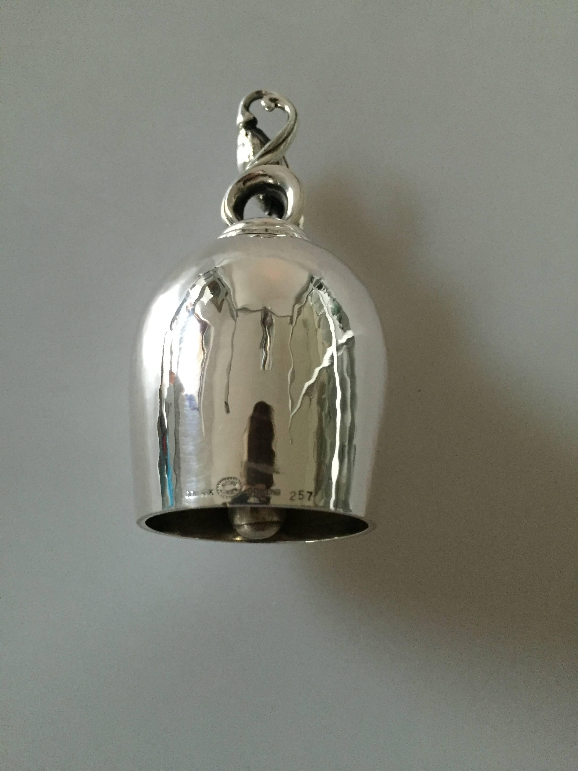 20th Century Georg Jensen Sterling Silver Blossom Table Bell
